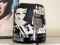 Large Print of Elvis Presley Portrait with Elvis Themed Poof - 2