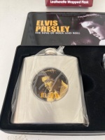 2 x Elvis Themed Flasks - 2