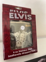 2 x Elvis Themed Flasks - 3