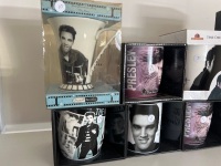 Lot of Elvis Presley Unopened Mugs - 4
