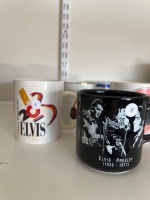 Lot of Elvis Presley Mugs - 2