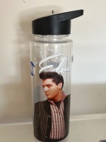 Elvis Presley Straw Clear Waterbottle and 2 x Stubby Coolers - 2