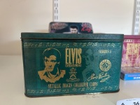 3 x Sets of 1993 Elvis Presley Trading Cards in Tin, Playing Cards and Decorative Tin - 2