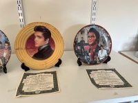 Set of Four Elvis Presley Collectors Plates with Certificates of Autheniticity - 4