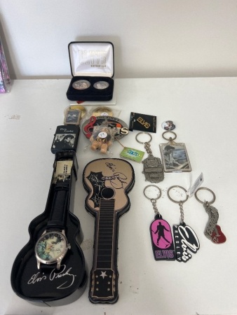 Mixed Lot of Elvis Presley Decor/Fasion