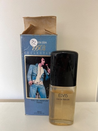 50mL Elvis Eau De Parfum "Golden Era 1950s Collection" Made in Paris