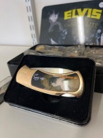 Collection of Elvis Themed Pocket Knives and One Collectable Elvis Spoon - 2