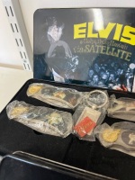 Collection of Elvis Themed Pocket Knives and One Collectable Elvis Spoon - 3