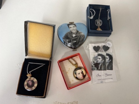 Lot of Elvis Presley Jewellry