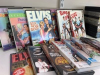 Large Lot of Elvis Presley DVD's - 2