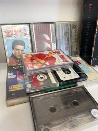 Collection of Elvis Presley Cassettes