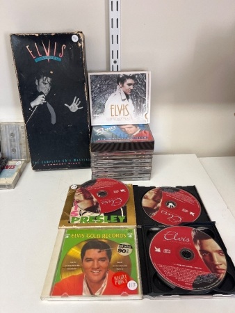 Large Lot of Elvis Presley CD's