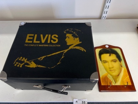 Elvis Presley Wall Coathanger and Decorative Box
