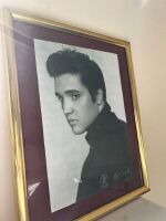 Gold-Framed Portrait of Elvis Presley - 3