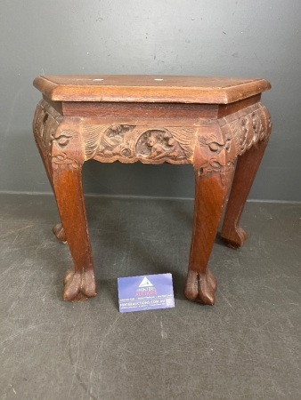 Chinese Style Carved Stool