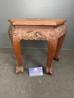 Chinese Style Carved Stool