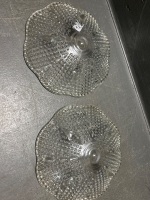 Pair of Crystal Hazel Atlas "Hobnail" Candy Dishes - 2