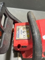 Red Petrol Powered Two-Stroke Chainsaw - 4