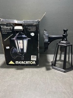 Tilbury Glass Panelled Outdoor Light in Lantern Form