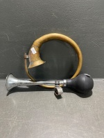 1970s Mountable Bulb Horn for a PushBike and 1920s Automobile Horn