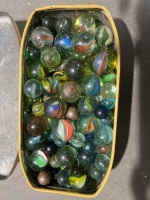 Vintage Tin of Marbles - 4