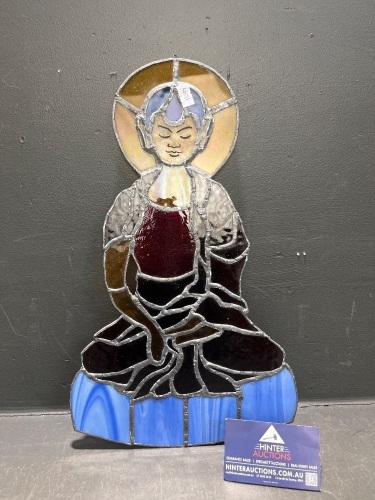 Buddha Stained Glass Suncatcher