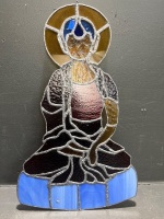 Buddha Stained Glass Suncatcher - 2