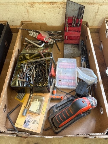 Box lot Allen keys etc