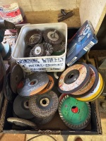 Box grinder wheel attachments