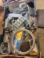 Box lot of brackets and braces