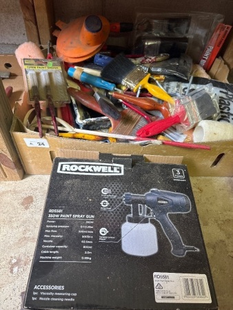 Box painting gear