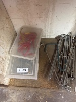 Assorted hooks and brackets