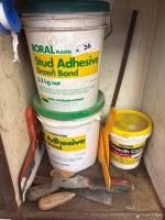 Stud adhesive and smooth coat
