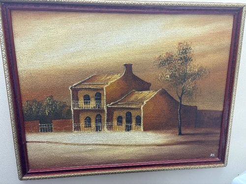 Sand art painting