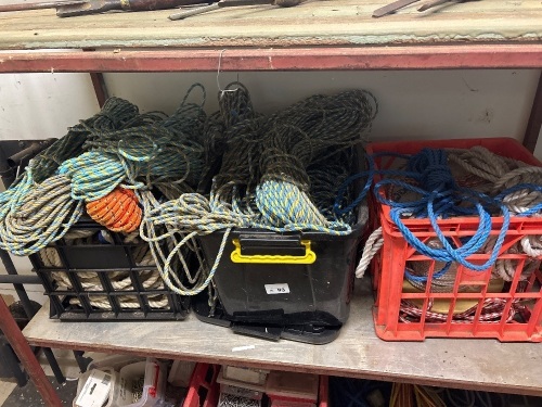 3 boxes of ropes