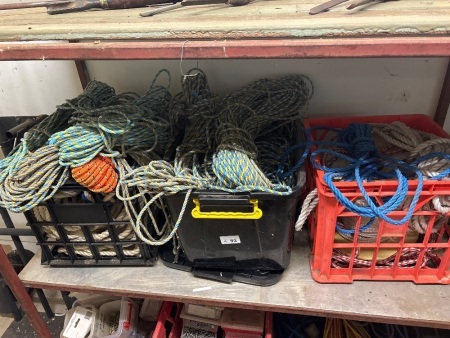 3 boxes of ropes