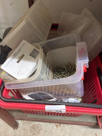 Box lot screws and hardware