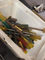 Inc star drivers and big tub of assorted screwdrivers - 2