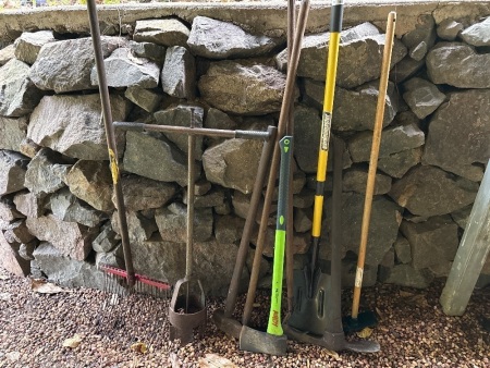 Assorted garden tools
