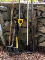Assorted garden tools