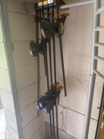 Quick grip clamps x 5 plus G clamp