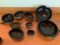 Collection of 4 Kashmiri Laquerware Boxes + Dish - 3