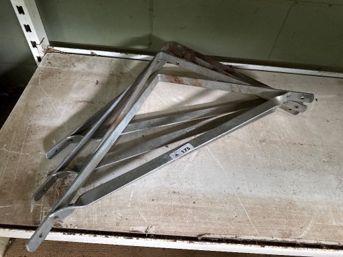 4x galvanised steel corner bracket