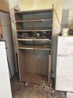 Steel shelving unit
