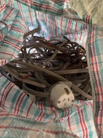 Bag of electrical cable and plugs