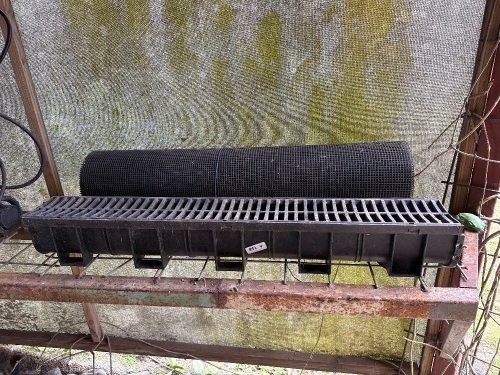 1 section of grate and channel plus gauze