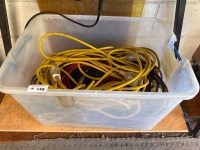 Tub of electric leads