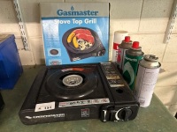 2x portable camp stoves plus cartridges