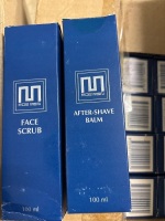 Men&rsquo;s face scrub and aftershave balm