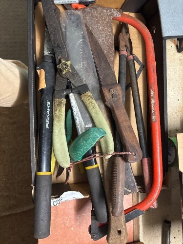 Garden tools shears etc